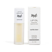 MÈLI Organic Lip Oil with Hyaluronic Acid | Clear Non-Sticky, Natural Lip Gloss, Moisturizing, Revitalizing and Rejuvenati...