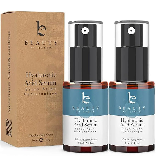 Face Serum - Hyaluronic Acid Serum for Face Anti Aging Serum with Hyaluronic Acid & Aloe Vera Hydrating Serum, Anti Wrinkl...