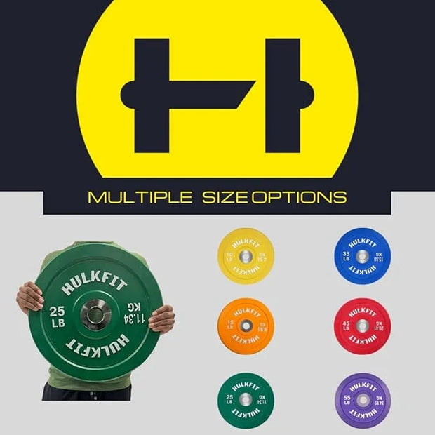 HulkFit 2-inch Pro Series Olympic Style Bumper Weight - Product Image