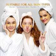 Enaskin Naturals Under Eye Patches Dark Circles Under Eye Masks for Puffiness - 24K Gold Eye Gel Pads Retinol Collagen Hya...