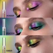 Jolilab Metallic Liquid Chameleon Eyeshadow, Multi-Dimensional Eye Looks, Long-lasting Holographic Glitter Multichrome Eye...