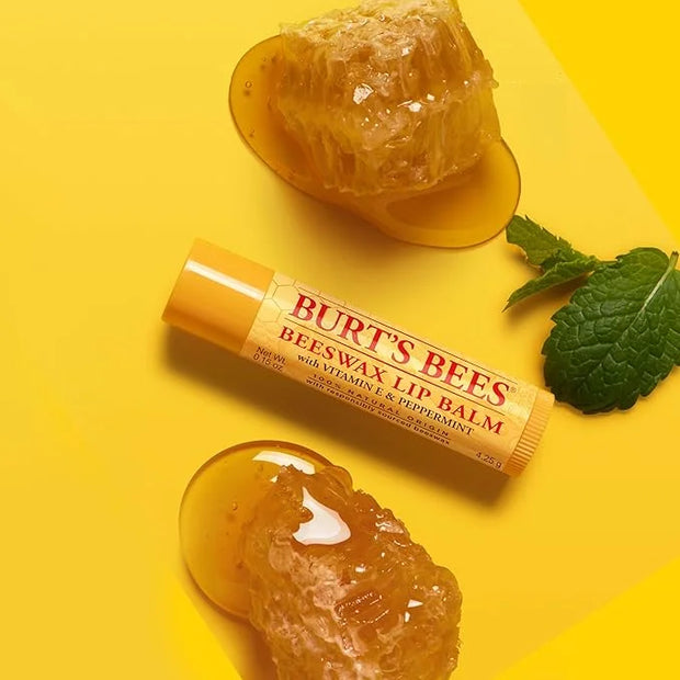 Burt's Bees Lip Balm - Original Beeswax 12 Count Pack in Bulk, Lip Moisturizer With Responsibly Sourced Beeswax, Tint-Free...