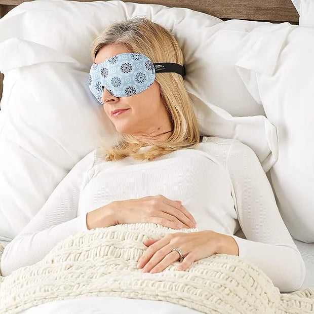 Bucky 40 Blinks No Pressure Eye Mask for Travel & Sleep, Starling Blue, One Size - Product Image