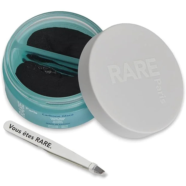 Carbone Glacé - Purifying Carbon Black Under Eye Patches - Cleanses & Tightens - With Hamamelis & Mallow - Purifying, Firm...