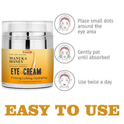 Manuka Honey Eye Cream Anti-aging Eye Cream Anti-wrinkle Under Eye Cream Fades Fine Lines Lifting and Firming Improve Dark...