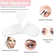 50 Pairs GreenLife 100% Naturel Eyelash Extension Under Eye Gel Pads patches kit Collagen (50 150 300 Pairs) with Aloe Ver...