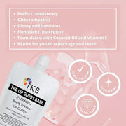 TKB Lip Gloss Base (Flexagel ME)| Clear Lip Gloss Base for DIY Lip Gloss| Ready-to-Wear| Moisturizing, High Shine, Crystal...