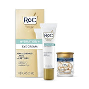 RoC Multi Correxion Hyaluronic Acid Anti Aging Under Eye Cream for Puffiness & Dark Circles (.5 OZ) + RoC Retinol Capsules...