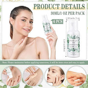 6 Pcs Wedding Sunscreen Bulk Travel Size Sunscreen SPF 50 Mini Sunscreen with Zinc Oxide Titanium Dioxide for Wedding Part...