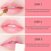 3 PCS Bee Lip Balm Honey Wrinkle