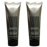 Bath and Body Works Men's Collection Ultimate Hydration Ultra Shea Body Cream 8 Oz 2 Pack (Graphite) - Product Image