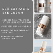 Georgette Klinger Sea Extracts Eye Cream - Undereye Cream Antioxidant-Rich, Anti-Aging, Brightens, Firms, Boost Collagen. ...