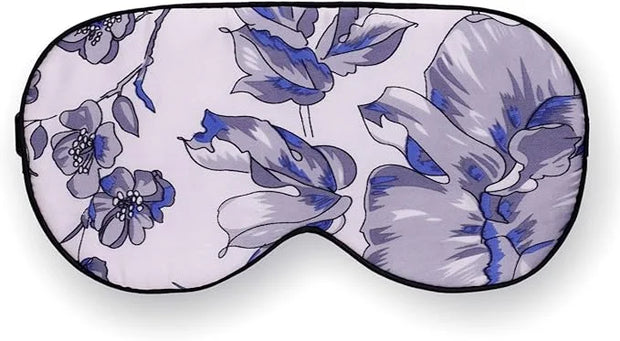Maxfeel 100% Pure Silk Eye Mask - Sleep Eye Cover in Printed Colors (#11) - Product Image