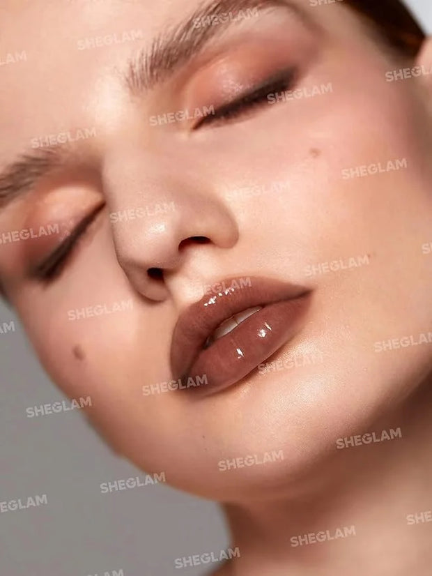 SHEGLAM Glaze Daze Lip Gloss Shiny Tinted Lip Gloss High Gloss Finish Plumping Lip Care Nourishing Not Easy to Fade Liquid...
