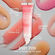 Ruby Kisses Broadway Vita-Lip Tinted & Clear Lip Gloss Set (11 Pack) Ultra-Hydrating & Soothing Formula with Vitamins, Hig...