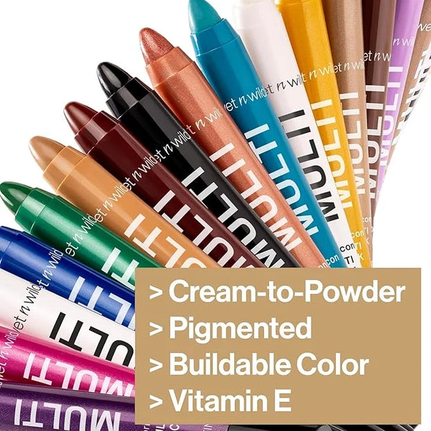 wet n wild Color Icon Cream Eyeliner Eyeshadow DMulti-Stick, Moisturizing, Nourishing Velvety Cream-to-Powder Buildable & ...