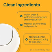 ATTITUDE Nourishing Shampoo for Curly Hair with Moringa Oil, EWG Verified, Vegan and Naturally Derived, 3a, 3b, 3c Curl Ty...