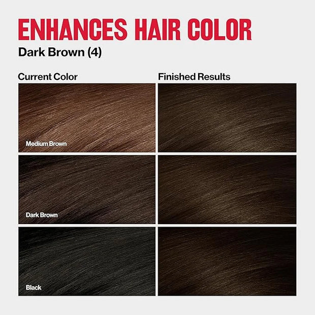 Revlon ColorSilk Tone + Gloss + Care Demi Permanent Hair Color, Dye Kit with Leave-In Scalp and Haircare Serum, 2x Shinier...