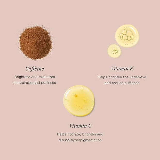 Jouer Luminize Overnight Dark Circle Slugging Balm – Fragrance Free, Caffeine Eye Cream, Overnight Eye Treatment, Brighten...