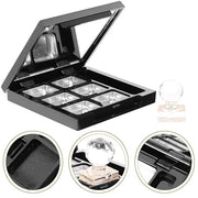 Healifty Empty Lipstick Palette Pan 6-grid Magnetic Eyeshadow