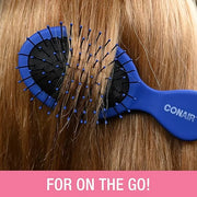 Conair Detangling 3PK mini hair brush - use wet or dry - ideal for curly or straight styles - detangler hairbrush - hairbr...