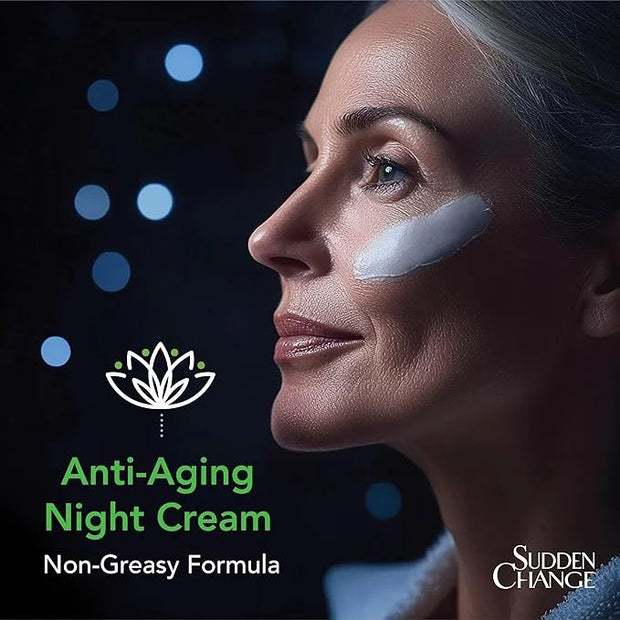 Sudden Change Revitalizing Night Cream - Face Lotion For Deep Wrinkles - Clinically Proven & Recommended By Professionals ...