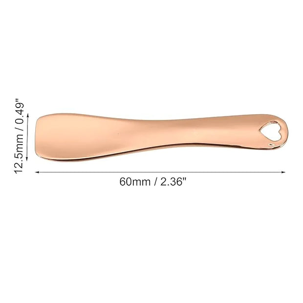 VOCOSTE 3 Pcs Makeup Spatula Mini Spoon, Eye Cream Massage Sticks Beauty Scoop, for Facial Cosmetic Face Cream, Heart Shap...