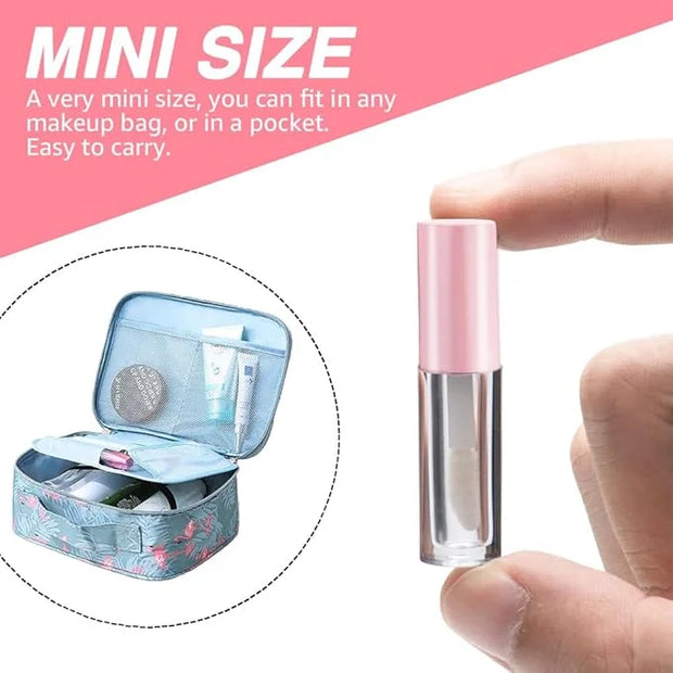 AMORIX 50PCS Mini Lip Gloss Tubes with Wand 1.2ml Empty Lip Gloss Containers Refillable Travel Lip Balm Tubes for Samples ...