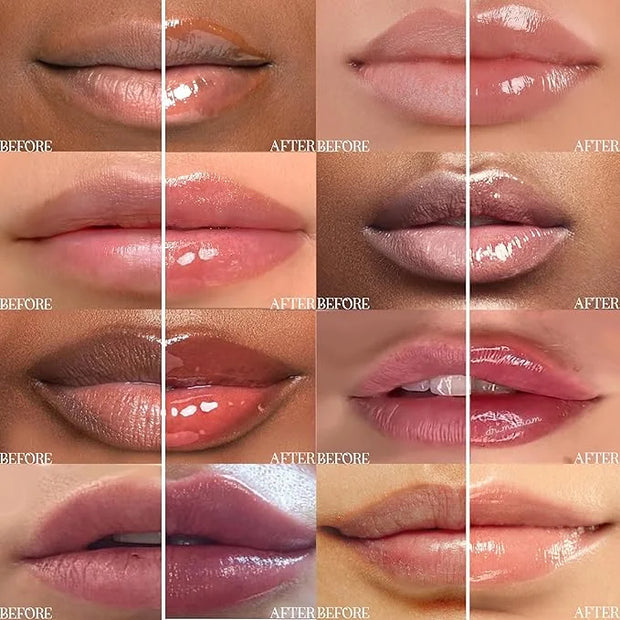 ROSÉE & CO Rosee Lip Gloss Vegan & Cruelty Free Treatment, Professional Make up, Long Lasting Glossy with Shea Butter, Moi...