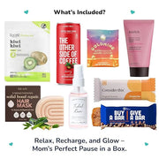 Vegan Wellness & Beauty Gift Box – Immune Support Powder, Protein Bars, Hydration Mist, Hair Mask, Hand Cream & Kiwi Mask ...