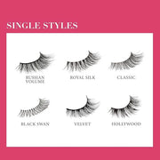 KISS Lash Couture LuXtensions Collection False Eyelashes, Flat Lash Technology, Super Slim Lash Band, Real Lash Extension ...