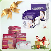 Steam Eye Mask 16 Packs and 7 Packs 3D Self Heated Eye Mask for Dry Eyes with 100+ Soft Beads,Steam Eye Mask for Sleeping,...