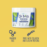 St. Ives Face Moisturizer Cream, Collagen and Elastin, Renewing Facial Moisturizer for Women, Paraben Free, Dermatologist ...