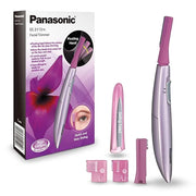 Panasonic Women’s Facial Hair Remover and Eyebrow Trimmer with Pivoting Head, Includes 2 Gentle Blades for Brow and Face a...