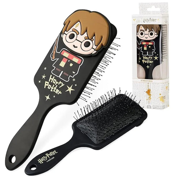 Official Harry Potter Hair Brush, Detangler for Girls, Gifts for Fans (Black) - Product Image