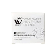 Restoring Night Cream for Face, Anti-Aging Moisturizer with Hydro-Rich Essence. Skin-renewing face cream for a hydrated, y...