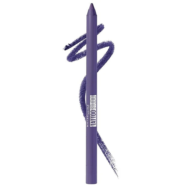 Maybelline TattooStudio Long-Lasting Sharpenable Eyeliner Pencil, Glide on Smooth Gel Pigments with 36 Hour Wear, Waterpro...