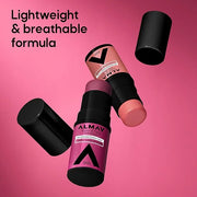 Almay Lip and Cheek Tint, Color & Care Tint Stick, Multi-Use Moisturizing Blush and Lip Color, Dewy Finish, 100 Natural Fl...