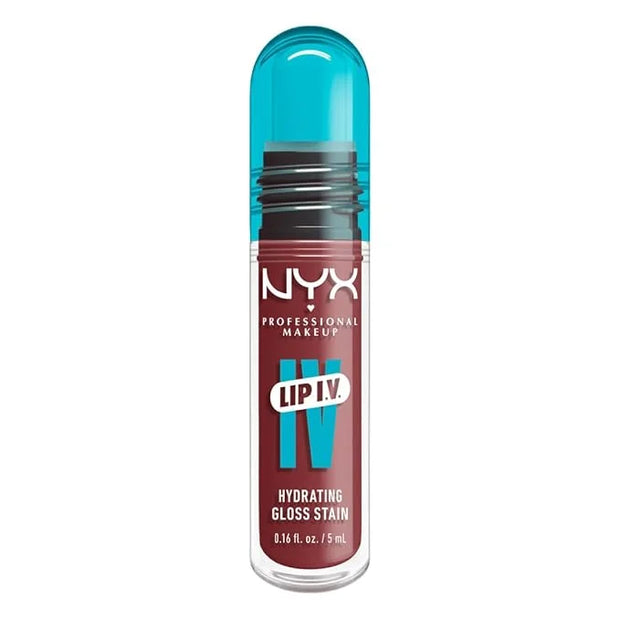 NYX PROFESSIONAL MAKEUP Lip IV Hydrating Glossy Lip Stain with 12HR Hydration - Hydra Honey (Brown) - Product Image