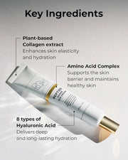 bom COSMETICS Peptide Power Eye Cream 1.05 Fl Oz, Penta-Peptide and 99% Pure Gold Lightweight Eye Cream for Skin Collagen ...