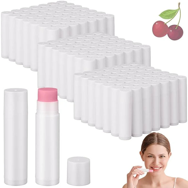Demissle 150 Pcs Unlabeled Lip Balm Guests