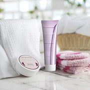 Live Green Bath and Body Present Set- Foot Spa Set with Fuzzy Socks, Lotion, and Scrub, Peppermint - Product Image