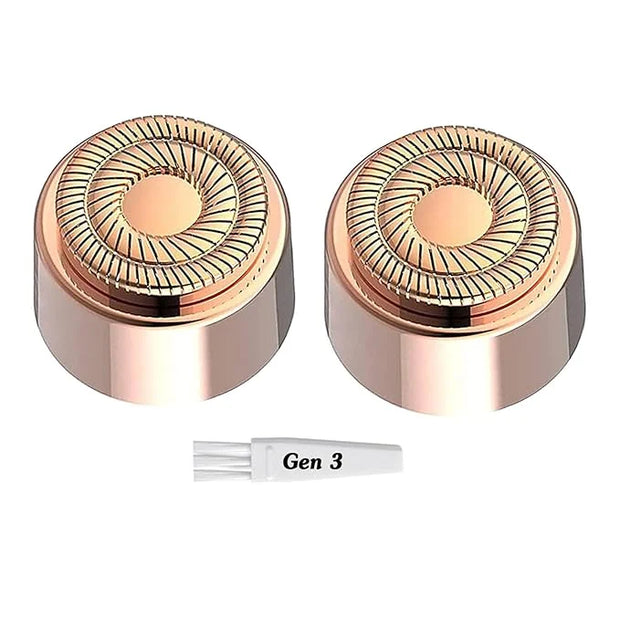 Replacement Heads for Flawless Finishing Touch Generation 3 Facial Hair Remover - New Blades for Flawless Razor - Product ...