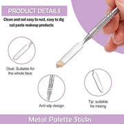 2 Pcs Resin Nail Art Palette and 2