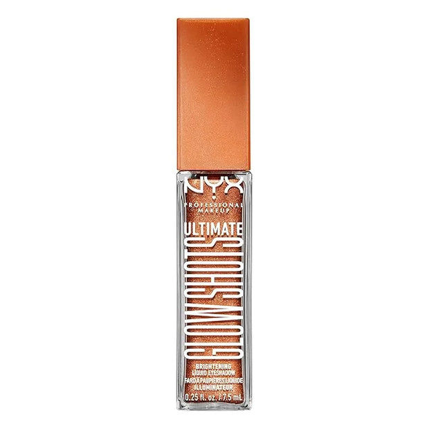 NYX PROFESSIONAL MAKEUP Ultimate Glow Shots, Liquid Eyeshadow, Long-Lasting Shimmer Eye Shadow with Vitamin C - Wow Cacao ...