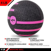 JFIT Medicine Exercise Ball with Dual Texture - Product Image