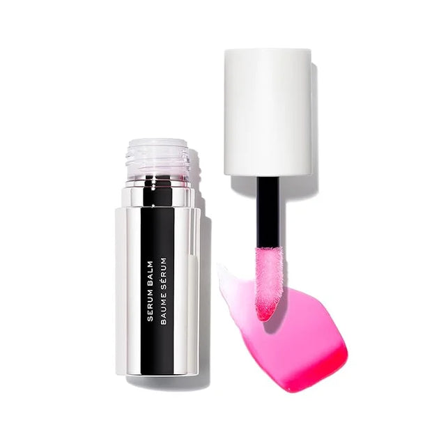 MAKE Beauty Serum Balm Hydrating Lip Oil. Vegan Moisturizing Lip Gloss with Plumping Effect. Lip Treatment Cream for Soft,...