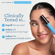 belif Aqua Bomb Cooling Eye Gel - Caffeine & Hyaluronic Acid for Puffiness & Hydration, Niacinamide & Vitamin C for Dark C...