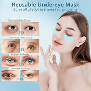 Reusable Eye Patches, 3 Pairs Eye Patches, Rreusable Under Eye Patches with Lifting Effect to Reduce Wrinkles and Fine Lin...