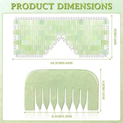 Jade Eye Mask and Jade Comb Set Includes Weighted Eye Mask to Eliminate Wrinkles Puffiness Headache and Migraine Relief Ha...